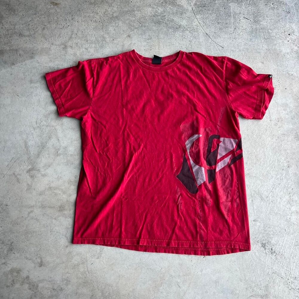 Quiksilver y2k Top red Mens size XL
